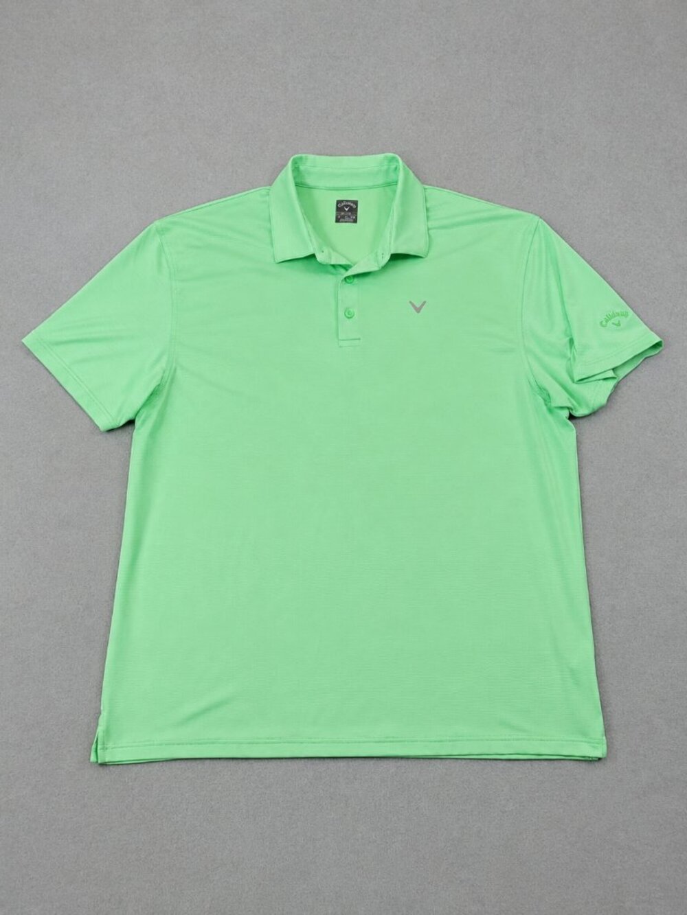 Callaway Mens 2X Opti-Dri Golf Polo Mint Green Stretch Shirt Big & Tall